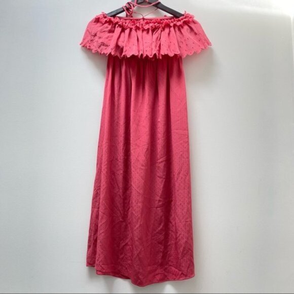 Rebecca Taylor Punched Halter Dress Women Size 2 - Picture 7 of 9